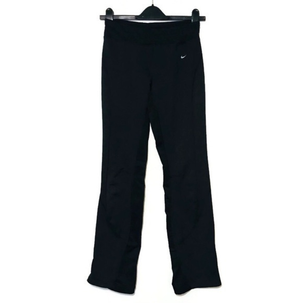 Nike Black Dri-FIT Track Pants Ankle Zip Joggers Women’s size XS
